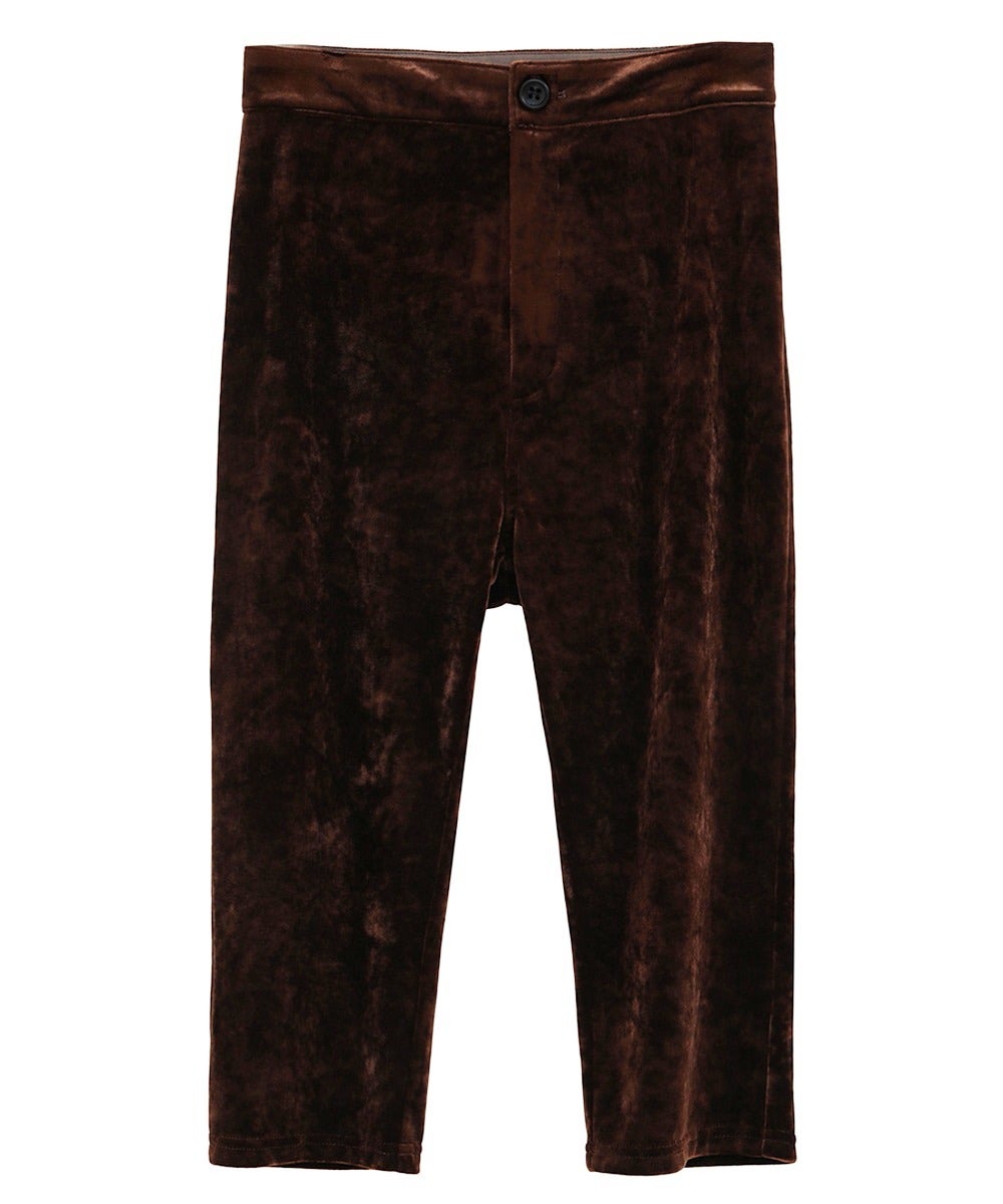 VELOUR CAPRI PANTS