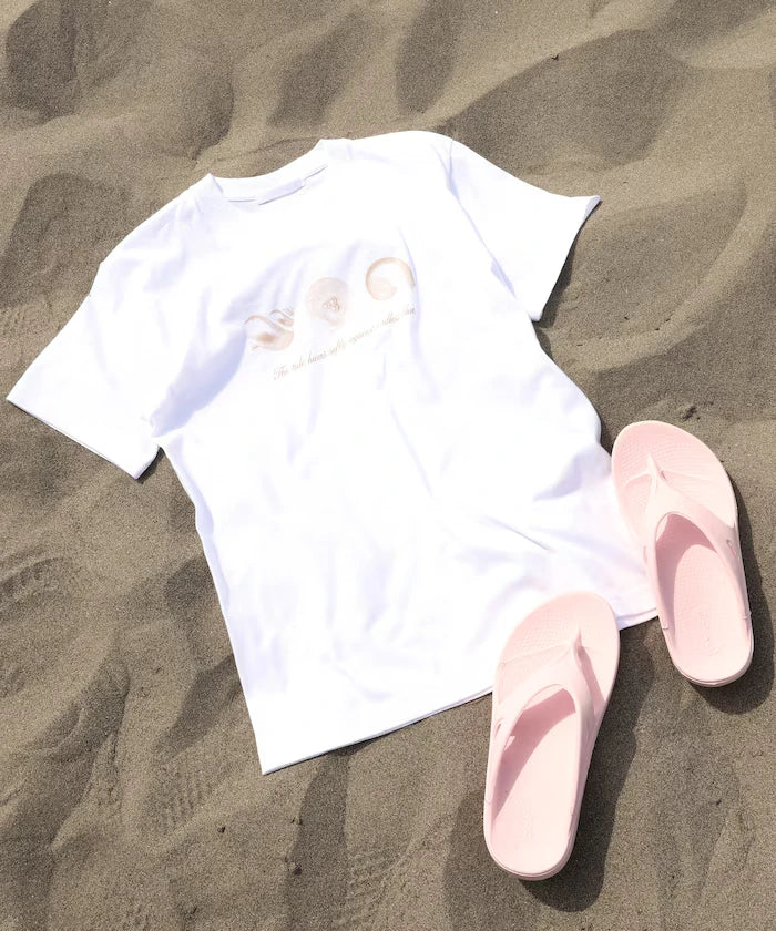 Comfortable Shell Print Crew Neck T-Shirt
