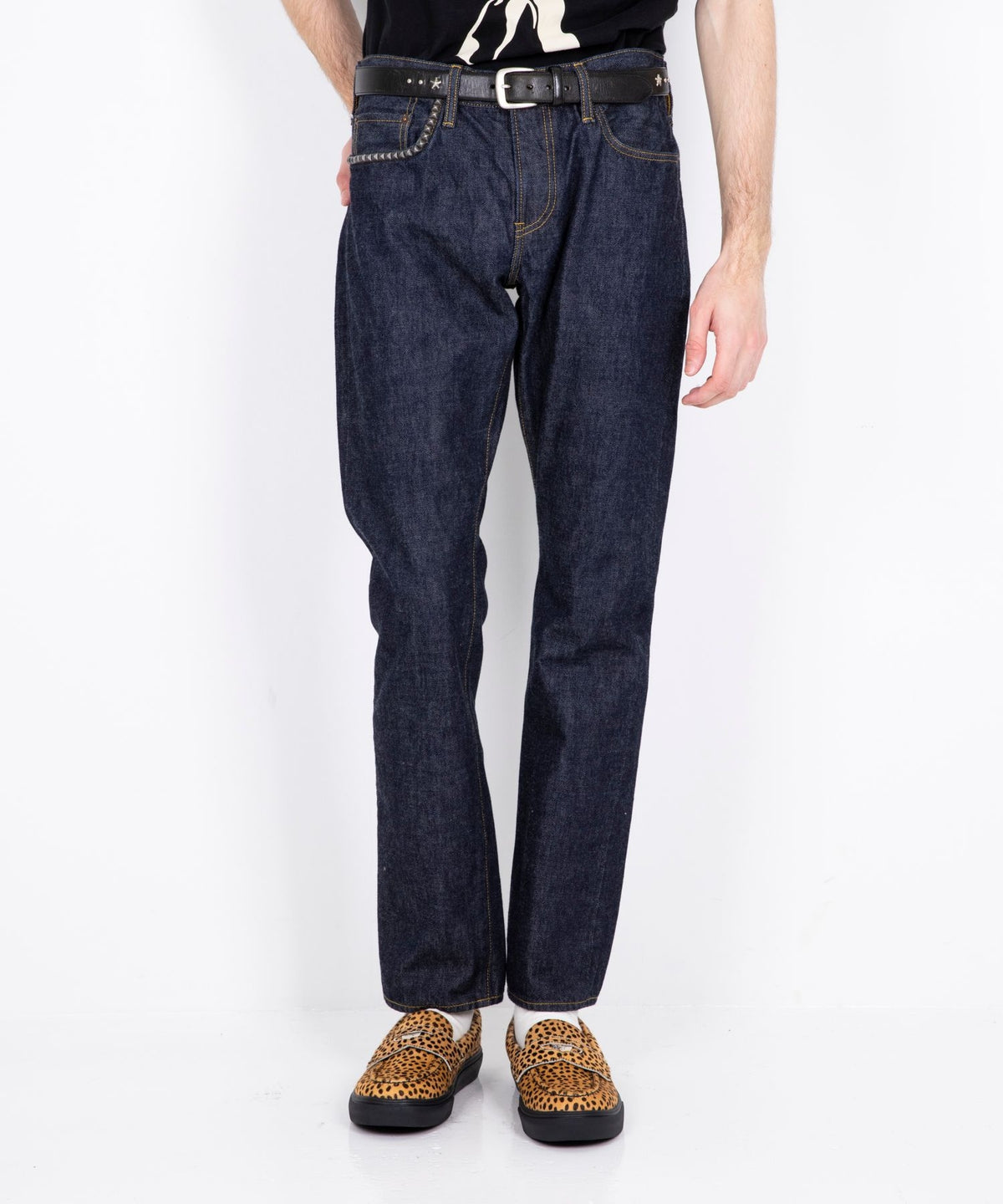 Bootcut denim pants
