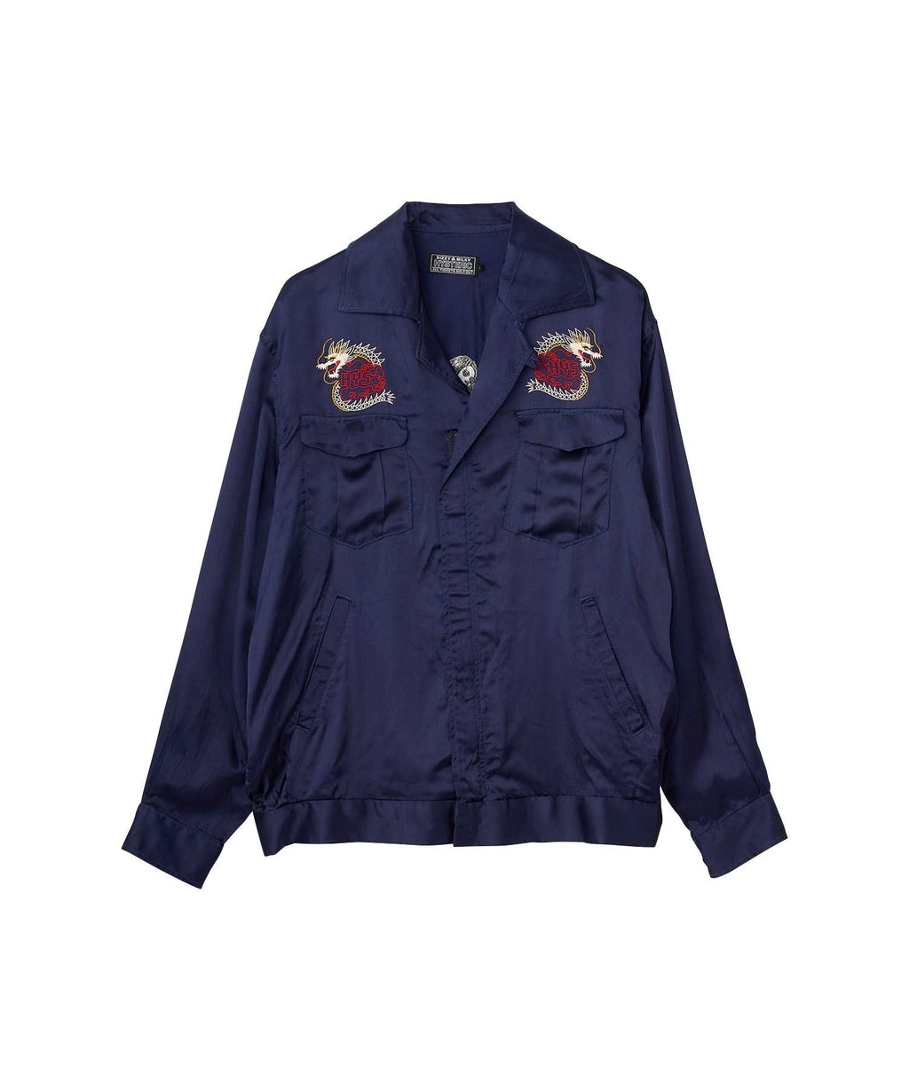 DRAGON FLAME Embroidered Souvenir Shirt