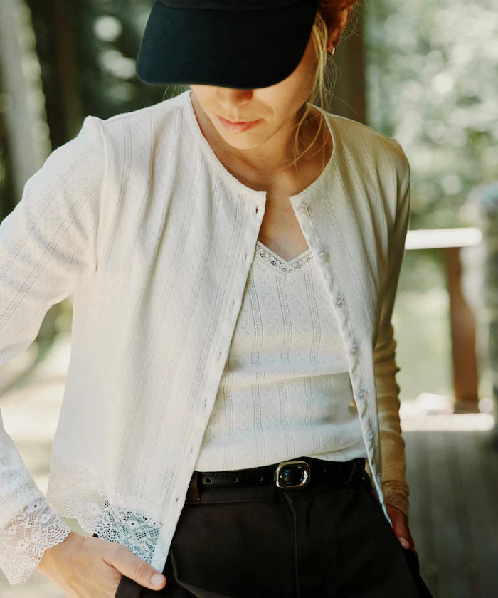Eyelet Lace Cardigan
