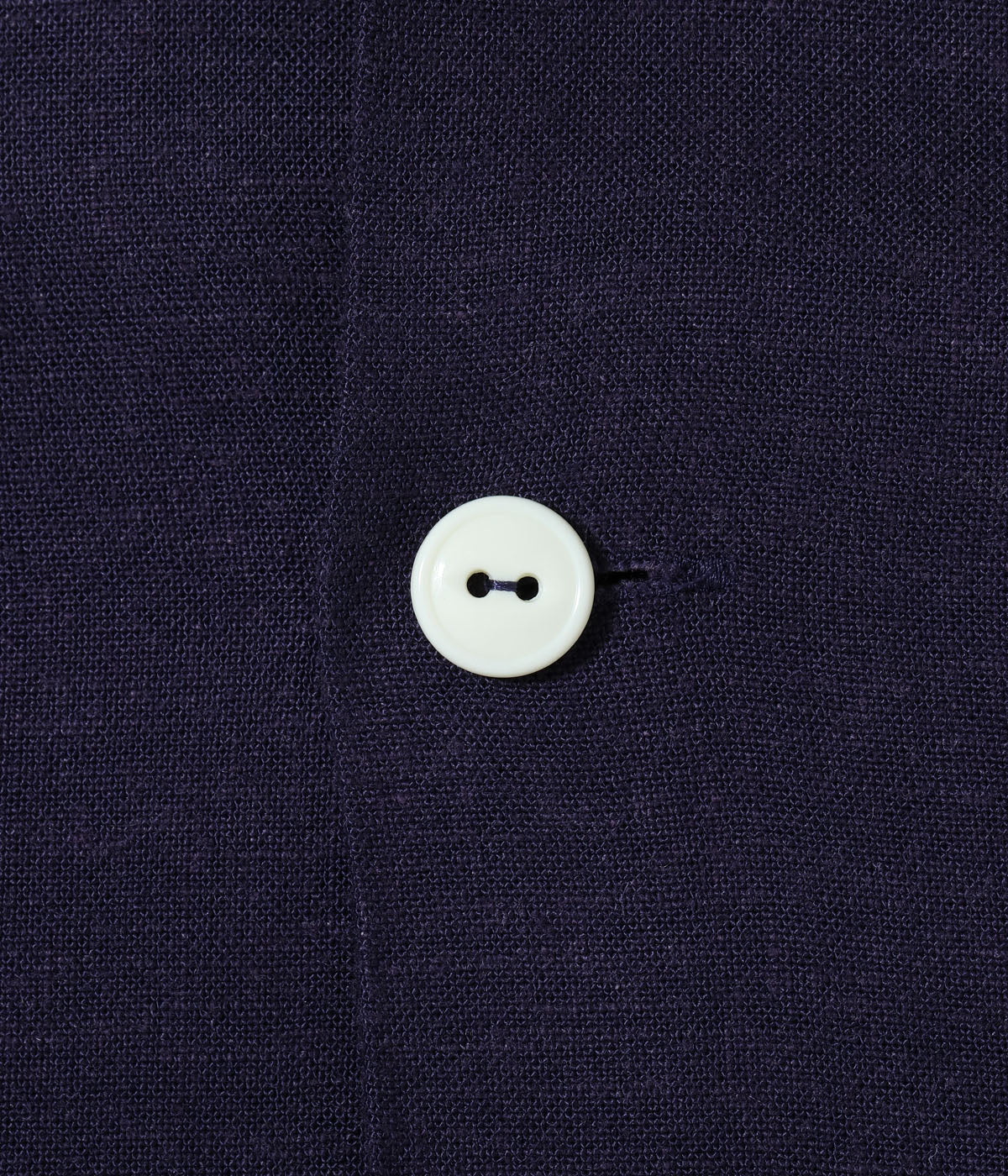 U.S. NAVY RAYON LINEN OPEN SHIRT with CHAIN EMBROIDERED