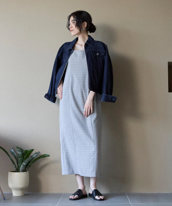 Camilla Check I-Line Dress / Suitable for Setup