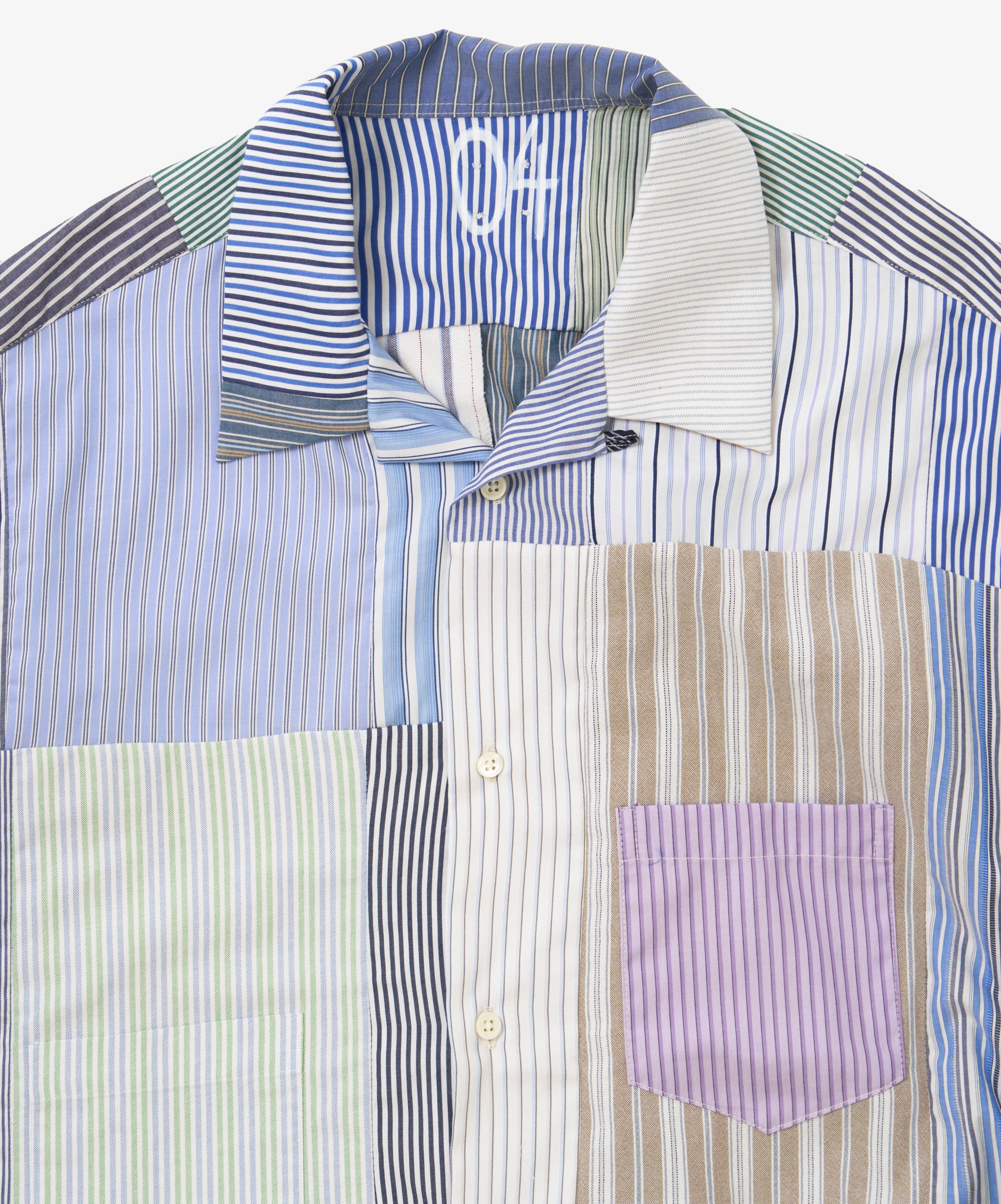 overshirt short sleeve stripe four