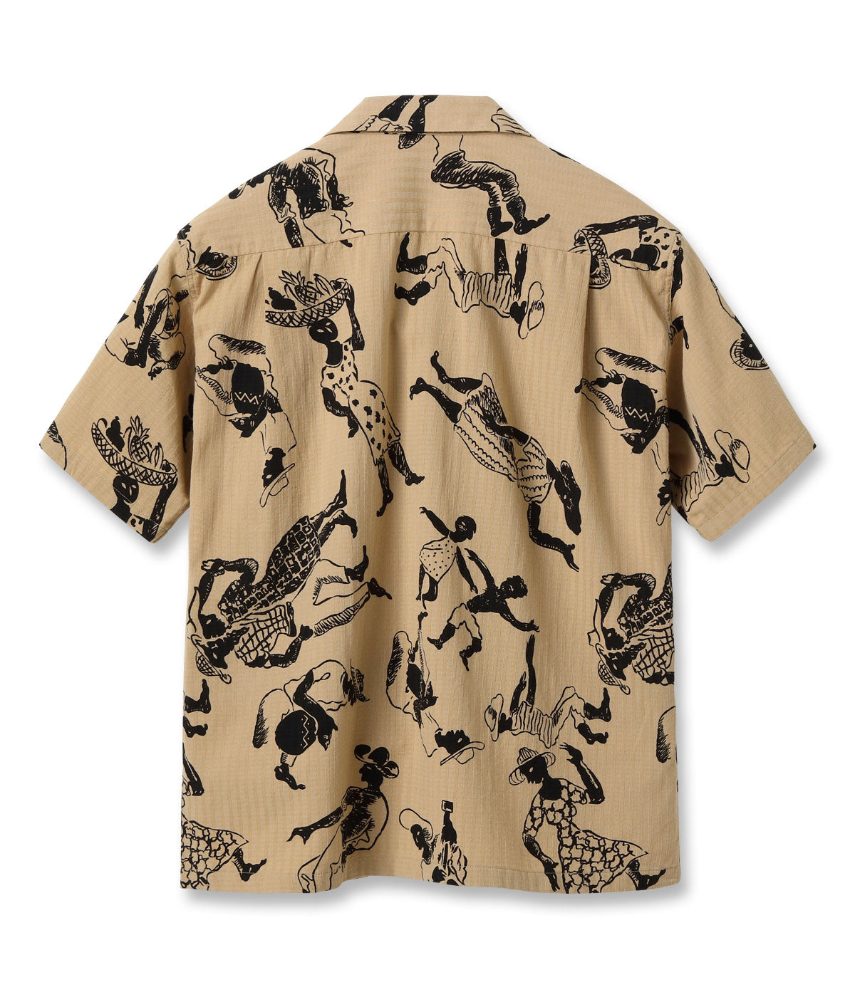 DOBBY COTTON OPEN SHIRT “CARIBBEAN”