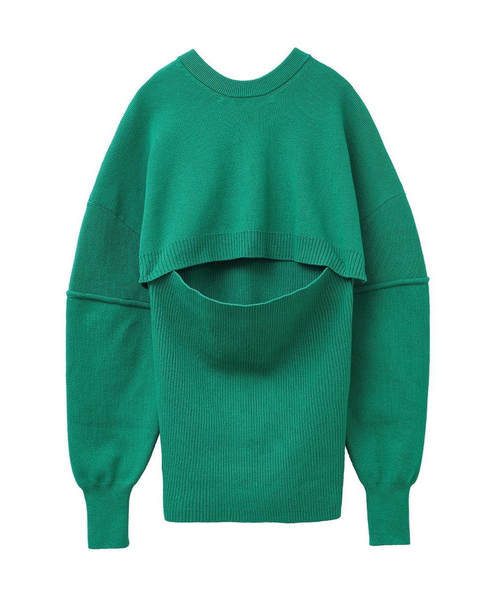 3WAY ARRANGE SEPARATE KNIT TOPS