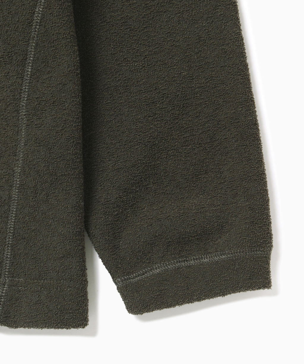 PE warm pile crew neck