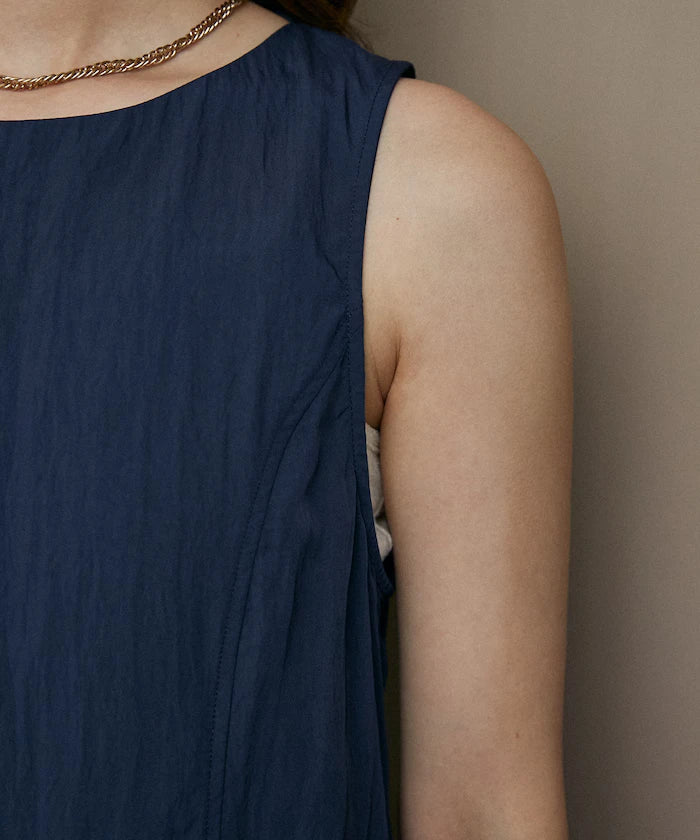 Nylon Washer Asymmetrical Blouse Limited Edition