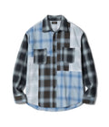 INDIGO OMBRE CHECK CRAZY WORK SHIRT