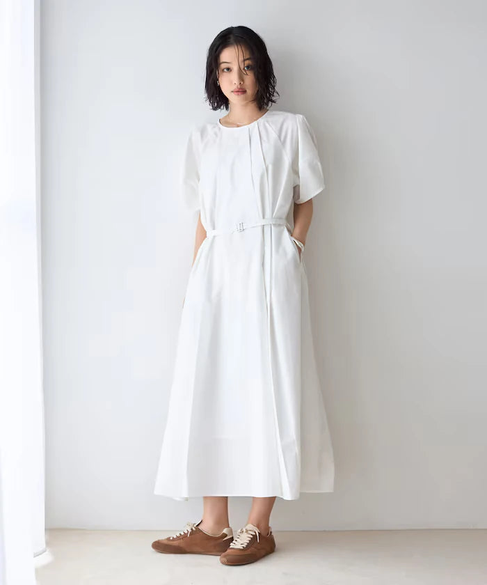 Balloon Sleeve 2WAY Dress / 5 Minute Sleeve