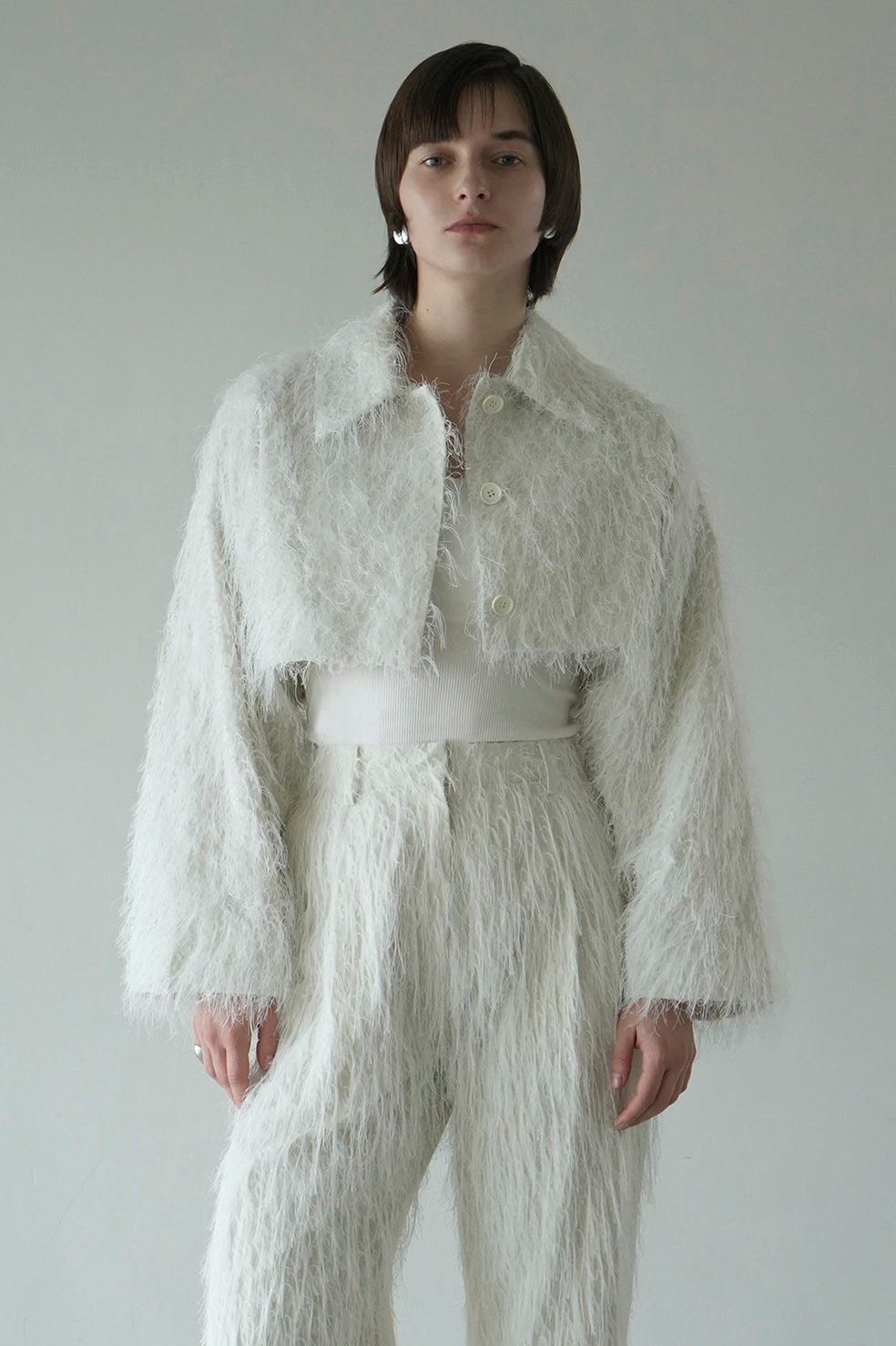 FRINGE SHORT JACKET