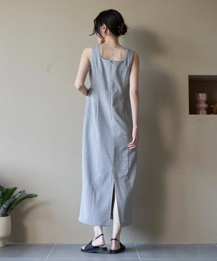 Camilla Check I-Line Dress / Suitable for Setup