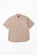 REGULAR COLLAR S/S SHIRT  （NATURAL GARMENT DYE）