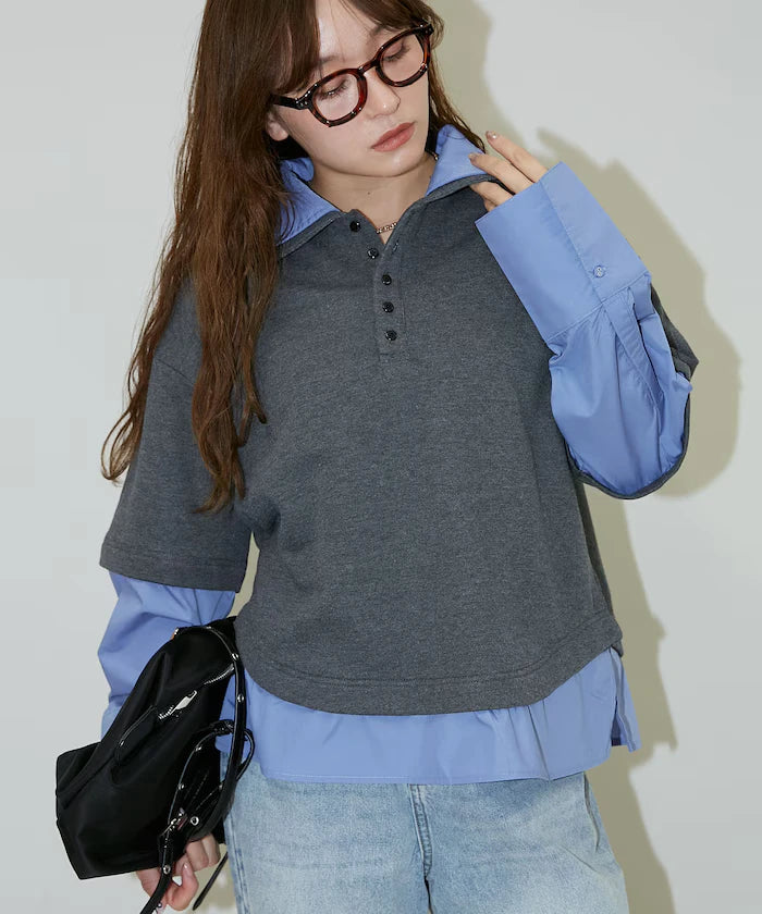 Shirt Layered Polo Top Limited Edition