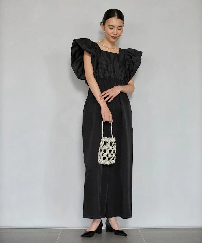 2WAY Flower Sheer Jacquard Docking All-in-One