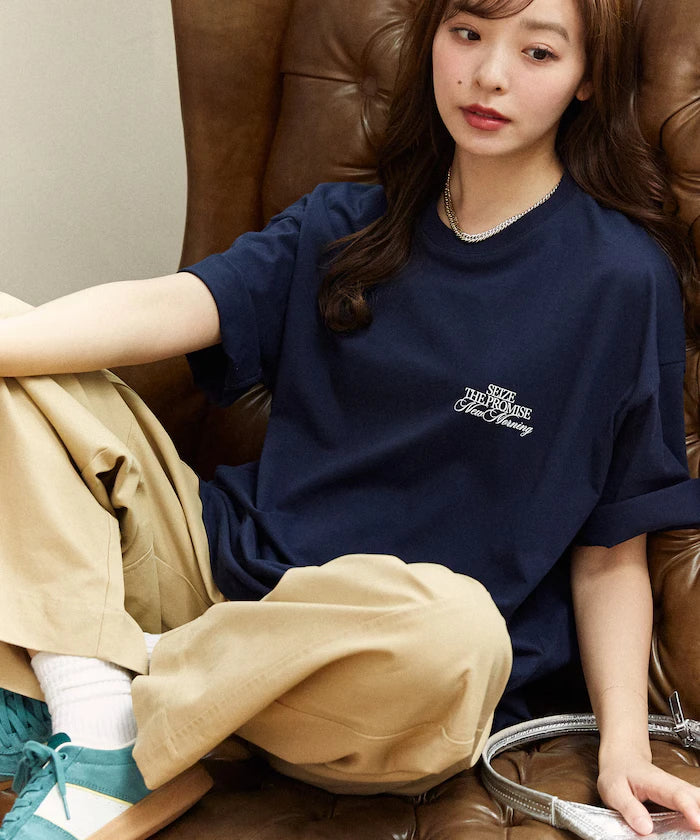 <Functional Material> PROMISE Cat Print T-Shirt Limited Release