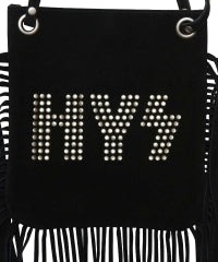 Logo Studs Fringe Mini Bag
