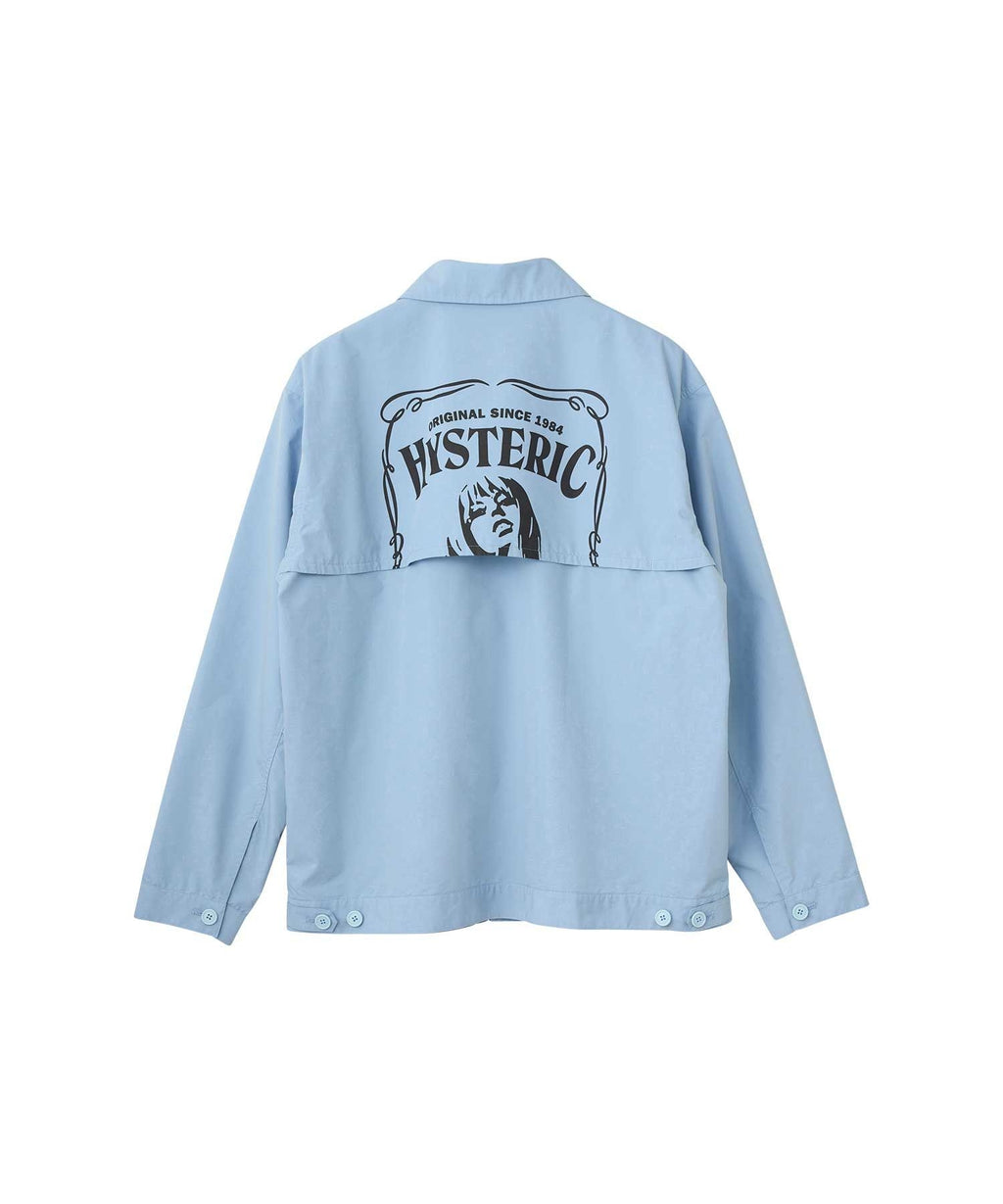 Evil Woman Scratch Work Shirt Jacket