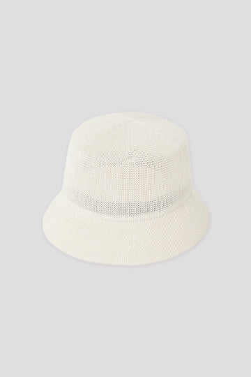 MESH KNIT GLITTER BUCKET HAT
