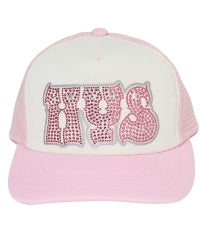 HYPNOTIZED LOGO Rhinestone Mesh Cap