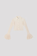 HYPHA LUCENT GLITTER SHIRT CARDIGAN