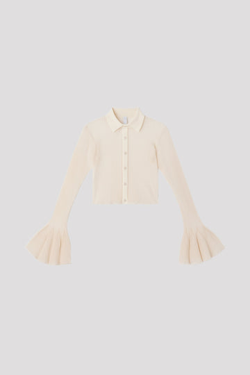 HYPHA LUCENT GLITTER SHIRT CARDIGAN