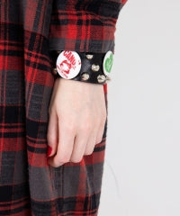 Studs Badges Fever Bangle
