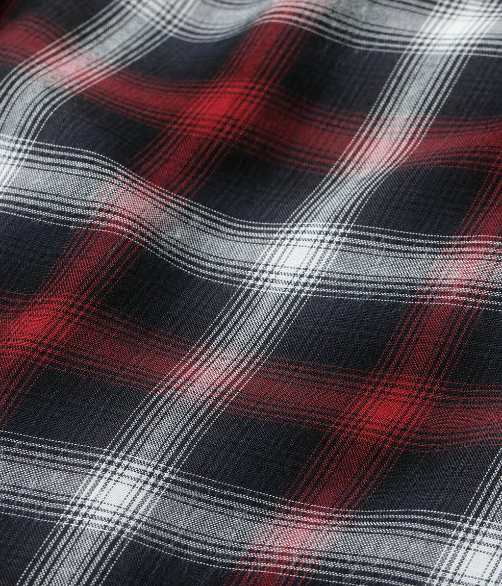 Rayon Ombre Check Open Shirt