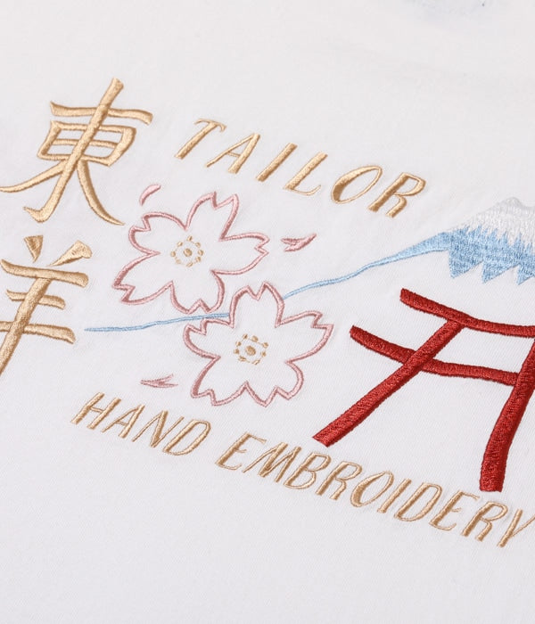 SUKA T-SHIRT EMBROIDERED “TAILOR TOYO” LOGO