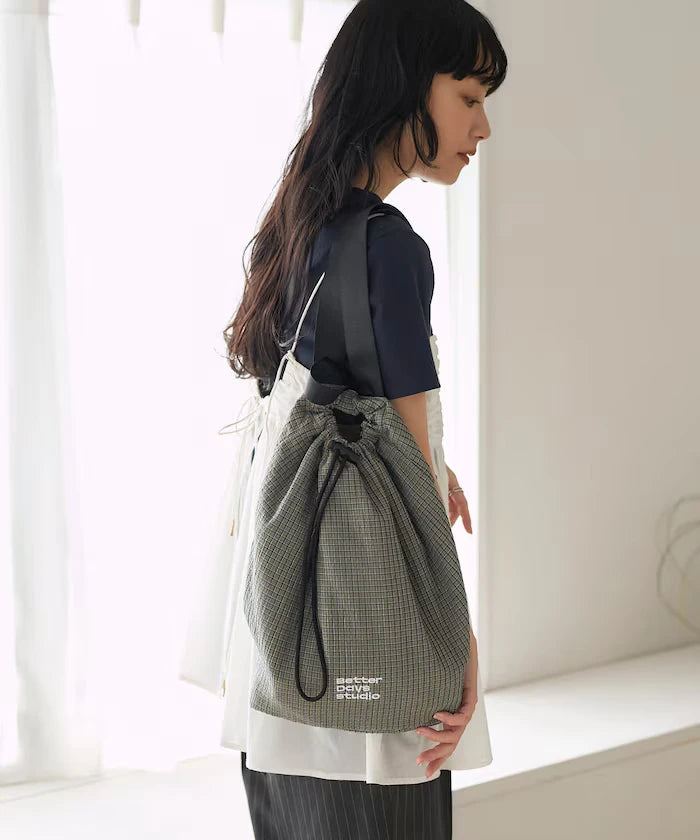 BetterDays Studio × FREAK'S STORE Packable Check Mini Bag