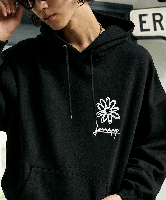 LOVE POP STUDIO FLOWER GRAPHIC HOODIE【Limited Edition】