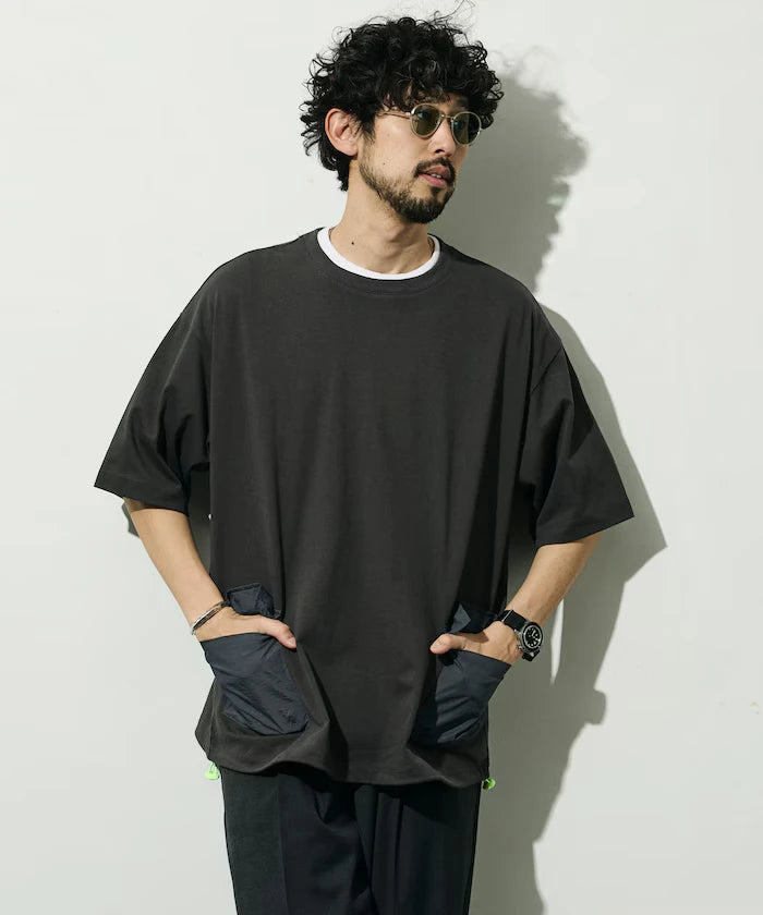 6 Ounce Side Pocket Spindle Short Sleeve T-Shirt / Big Silhouette