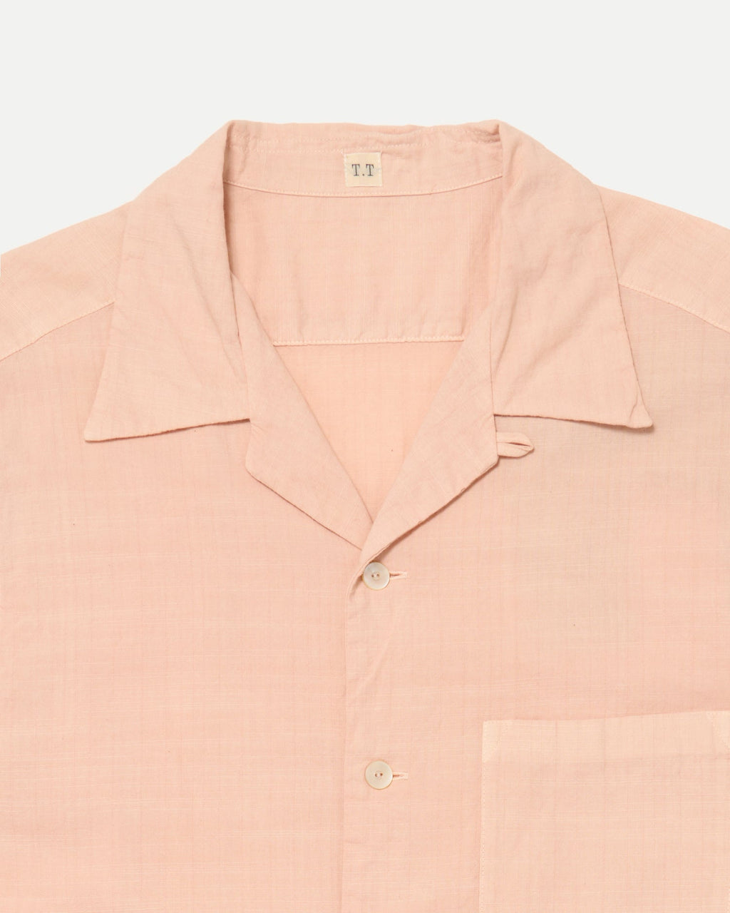 LOT.113 OPEN COLLAR SHIRT