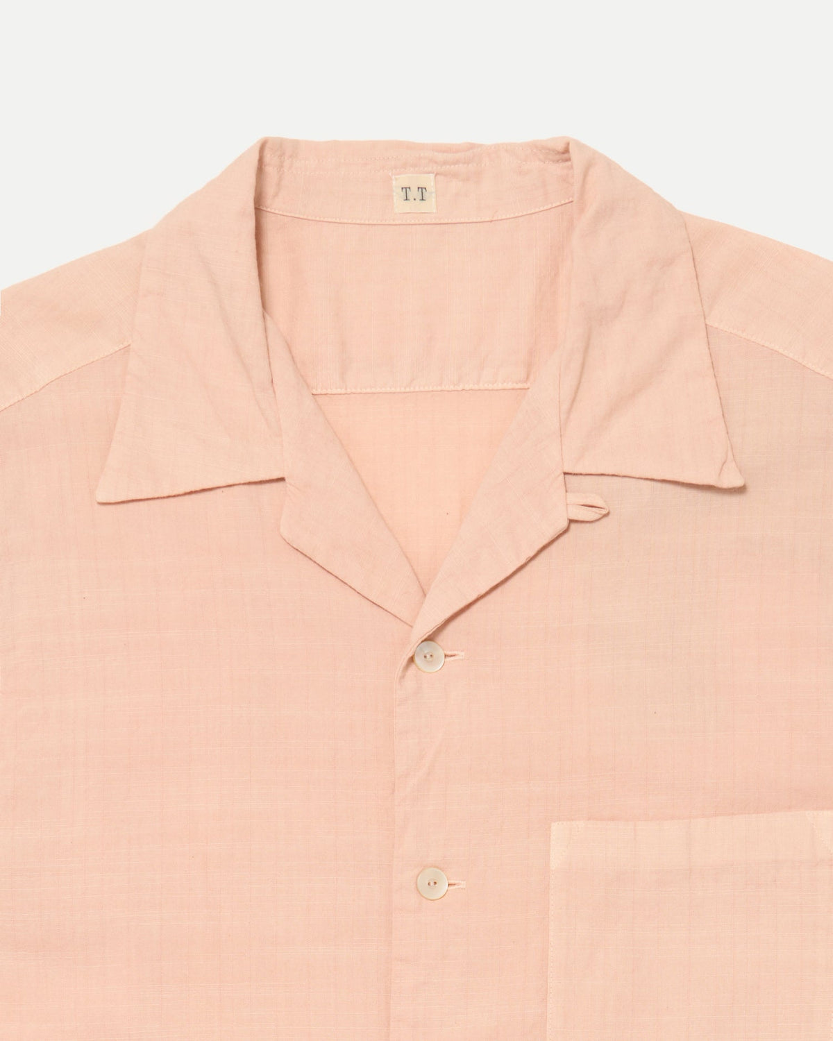 LOT.113 OPEN COLLAR SHIRT