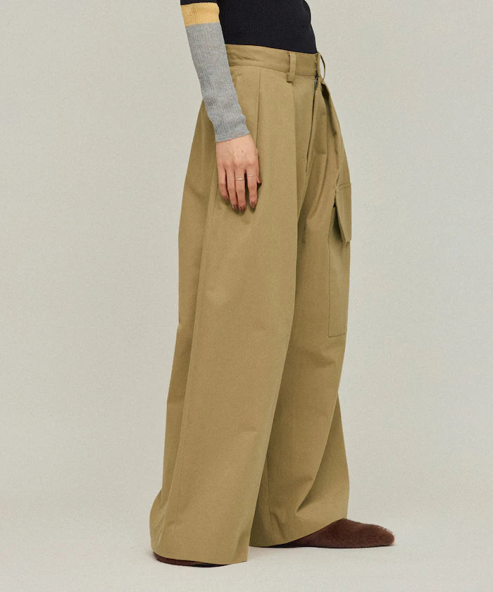 High Count Chino Wide Pants