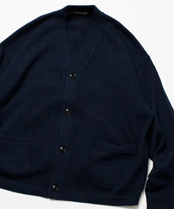 Relaxed Fit Easy Care Washable V-Neck Cardigan