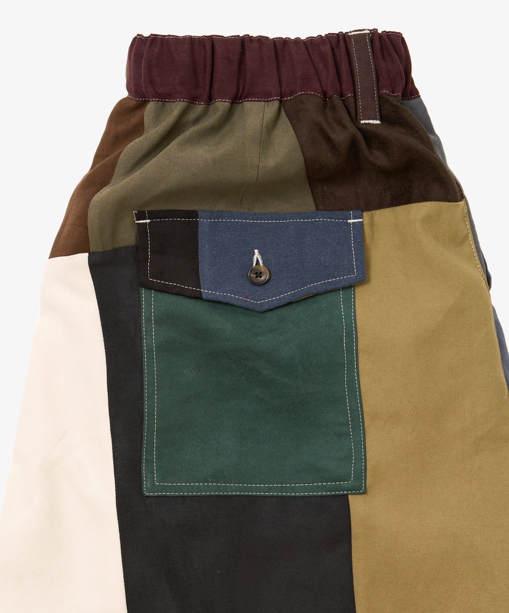 hakama pants faux suede nine
