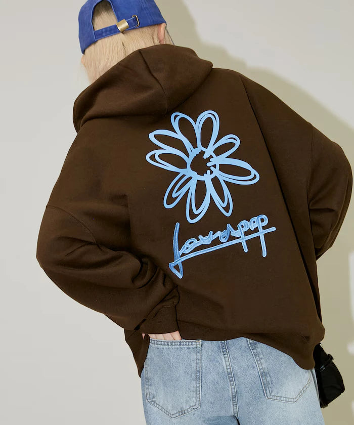 LOVE POP STUDIO FLOWER GRAPHIC HOODIE【Limited Edition】