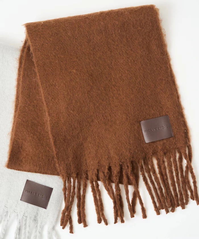Volume Fringe Scarf