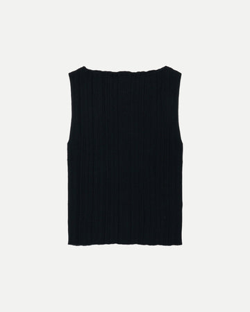 BABY CASHMERE NO SLEEVE PULLOVER
