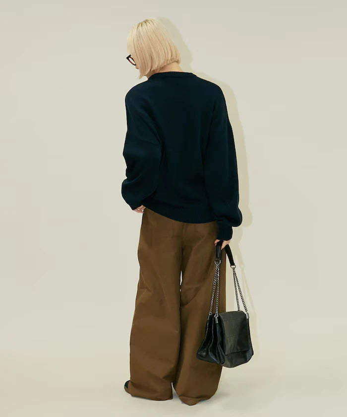 Boucle Flower Pullover Knit [Limited Edition]