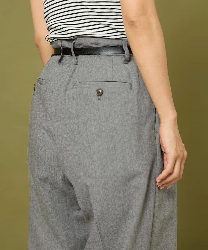 Tuck Wide Slacks Pants