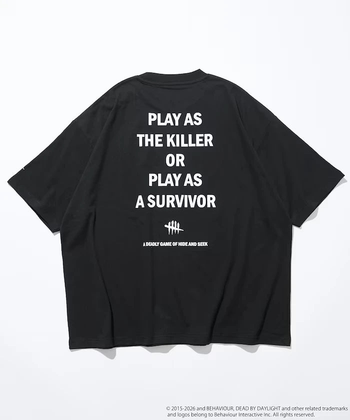 Dead By Daylight Exclusive Back Logo Print Crew Neck T-Shirt