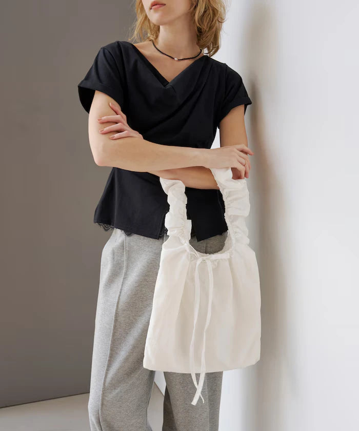 Crash Satin Frill Tote