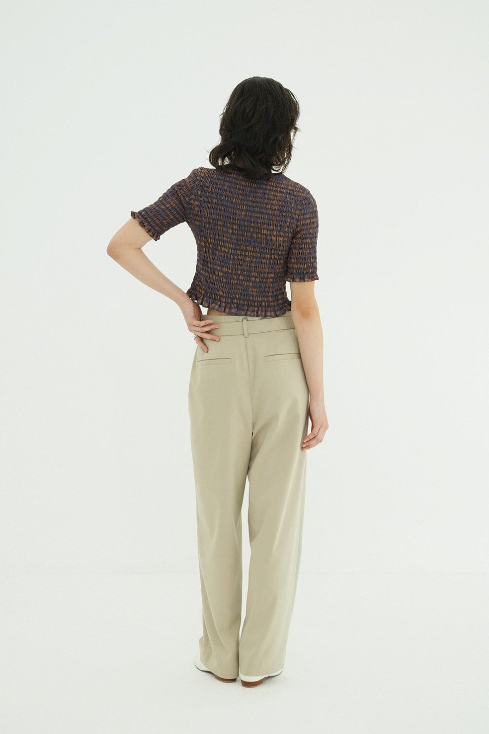 WAIST BELT DAD PANTS
