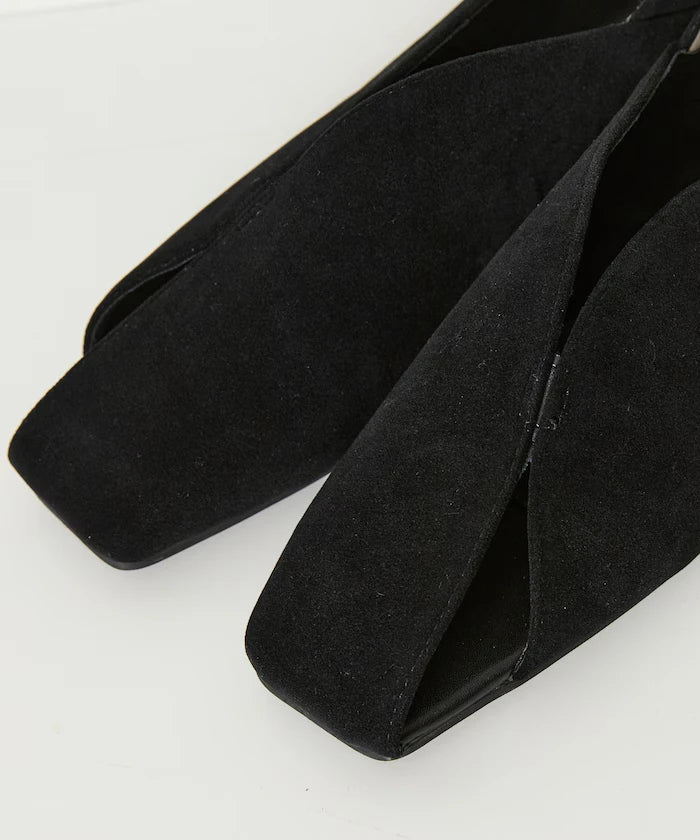 Slit Square Shoes
