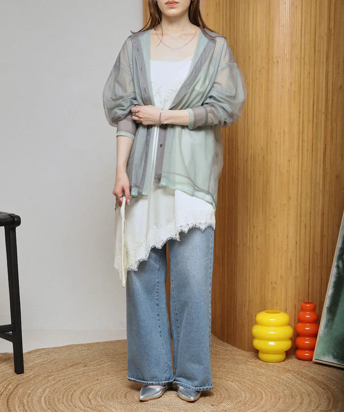 Lace Contrast Vintage Satin Camisole Top