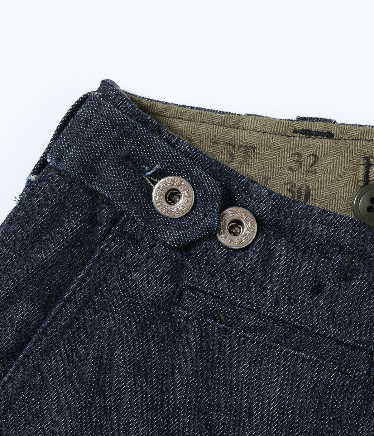 TROUSERS, FIELD, Type M-1943 ���DENIM CIVILIAN MODEL���