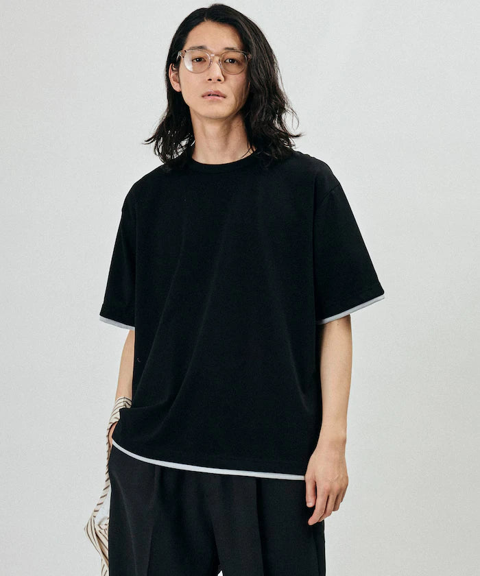 Relaxed Fit Reversible Cardboard Short Sleeve T-Shirt / Color Design