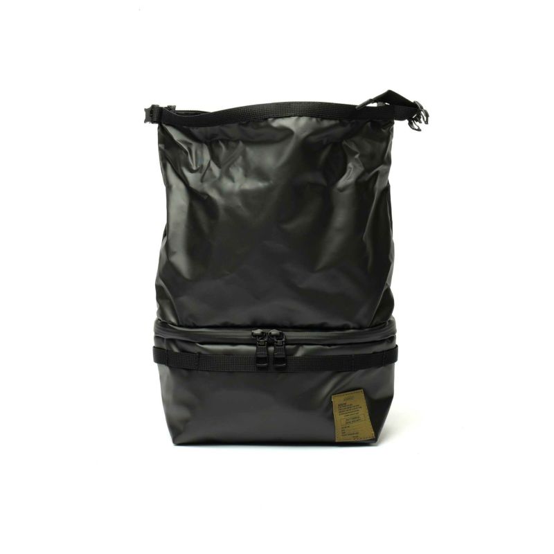 NYLON POLYCARBONATE 2ROOM POUCH sizeM/ BLACK